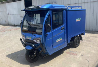 Трицикл грузовой GreenCamel Тендер E1500 (60V 1200W) кабина, BOX, понижающая 