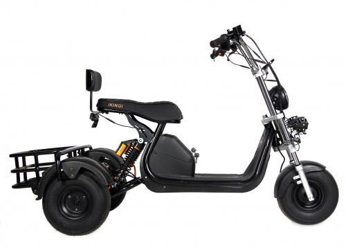 Трехколесный электроскутер Ikingi X1 Pro Trike черный
