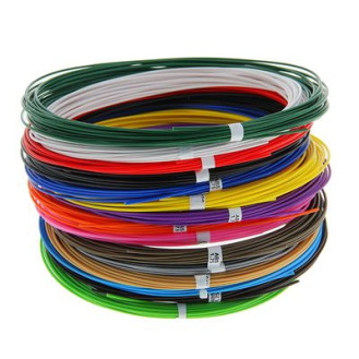 Набор ABS пластика полупрозрачного, 10 цветов